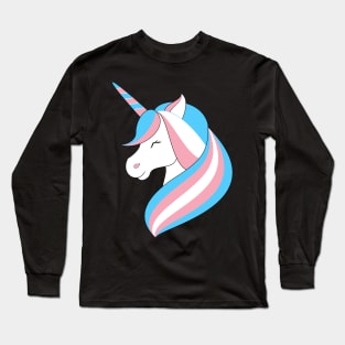 Trans Unicorn Long Sleeve T-Shirt